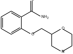 Benzamide, 2-(2-morpholinylmethoxy)- Struktur