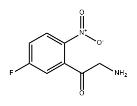 Ethanone, 2-amino-1-(5-fluoro-2-nitrophenyl)- Struktur