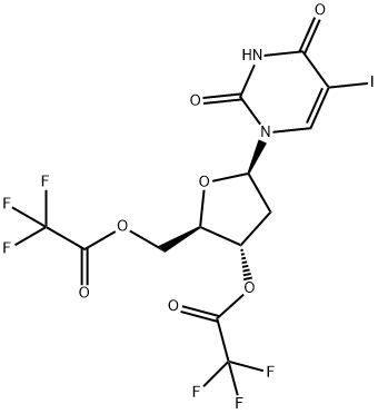 Uridine, 2'-deoxy-5-iodo-, 3',5'-bis(trifluoroacetate) (9CI) Struktur