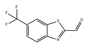 2-Benzothiazolecarboxaldehyde, 6-(trifluoromethyl)- Struktur