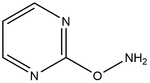 Hydroxylamine, O-2-pyrimidinyl- Struktur