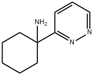 Cyclohexanamine, 1-(3-pyridazinyl)- Struktur