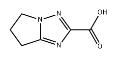 5H-Pyrrolo[1,2-b][1,2,4]triazole-2-carboxylic acid, 6,7-dihydro- Struktur