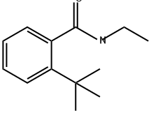 Benzamide, 2-(1,1-dimethylethyl)-N-ethyl- Struktur