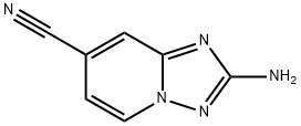 2-Amino-[1,2,4]triazolo[1,5-a]pyridine-7-carbonitrile Struktur