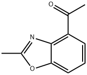 Ethanone, 1-(2-methyl-4-benzoxazolyl)- Struktur