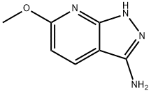 6-methoxy-1H-pyrazolo[3,4-b]pyridin-3-amine Struktur