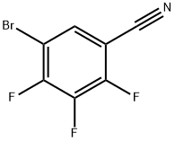 Benzonitrile, 5-bromo-2,3,4-trifluoro- Struktur