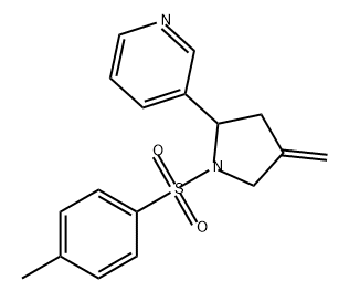 Pyridine, 3-[4-methylene-1-[(4-methylphenyl)sulfonyl]-2-pyrrolidinyl]-