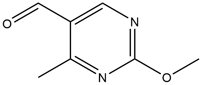 2-Methoxy-4-methyl-5-pyrimidinecarboxaldehyde Struktur