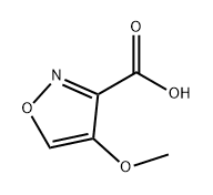 3-Isoxazolecarboxylic acid, 4-methoxy- Struktur