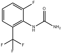 2-Fluoro-6-(trifluoromethyl)phenylurea Struktur