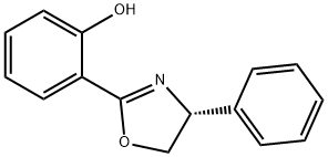 Phenol, 2-[(4R)-4,5-dihydro-4-phenyl-2-oxazolyl]- Struktur