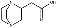 2-{1,4-diazabicyclo[2.2.2]octan-2-yl}acetic acid Struktur