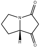 1H-Pyrrolizine-1,3(2H)-dione, tetrahydro-, (7aS)- Struktur