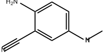 Benzonitrile, 2-amino-5-(methylamino)- Struktur