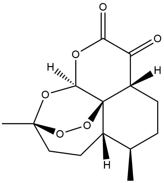 9-Desmethylene 9-Oxo-artemisitene Struktur