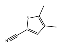 2-Thiophenecarbonitrile, 4,5-dimethyl- Struktur