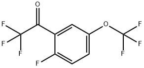 5'-(Trifluoromethoxy)-2,2,2,2'-tetrafluoroacetophenone Struktur