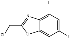 2-(Chloromethyl)-4,6-difluorobenzoxazole Struktur