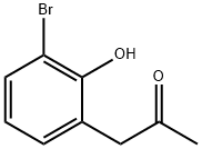 2-Propanone, 1-(3-bromo-2-hydroxyphenyl)- Struktur