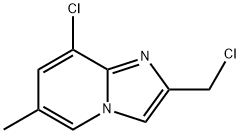 8-chloro-2-(chloromethyl)-6-methylimidazo[1,2-a]pyridine Struktur