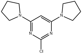 Pyrimidine, 2-chloro-4,6-di-1-pyrrolidinyl-