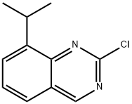 2-Chloro-8-(1-methylethyl)quinazoline Struktur