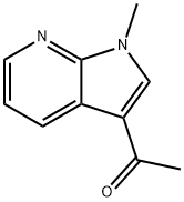 Ethanone, 1-(1-methyl-1H-pyrrolo[2,3-b]pyridin-3-yl)- Struktur