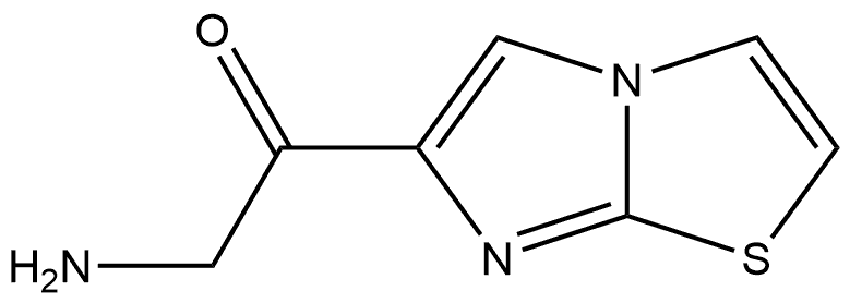 2-Amino-1-imidazo[2,1-b]thiazol-6-ylethanone Struktur