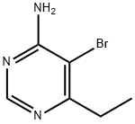 5-bromo-6-ethylpyrimidin-4-amine Struktur