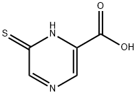 2-Pyrazinecarboxylic acid, 1,6-dihydro-6-thioxo- Struktur