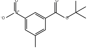 Benzoic acid, 3-methyl-5-nitro-, 1,1-dimethylethyl ester Struktur