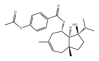 Benzoic acid, 4-(acetyloxy)-, (3R,3aS,4S,8aR)-1,2,3,3a,4,5,8,8a-octahydro-3-hydroxy-6,8a-dimethyl-3-(1-methylethyl)-4-azulenyl ester