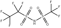 Ethanesulfonamide, 1,1,2,2,2-pentafluoro-N-[(trifluoromethyl)sulfonyl]- Struktur