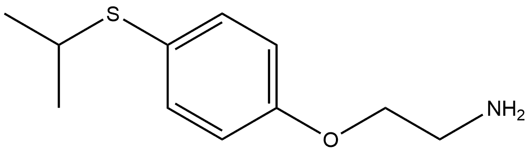 2-(4-(isopropylthio)phenoxy)ethan-1-amine Struktur