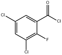 Benzoyl chloride, 3,5-dichloro-2-fluoro- Struktur