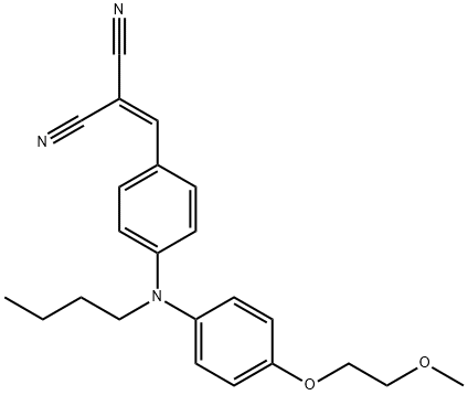 Propanedinitrile, 2-[[4-[butyl[4-(2-methoxyethoxy)phenyl]amino]phenyl]methylene]-