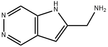 1H-Pyrrolo[2,3-d]pyridazine-2-methanamine Struktur