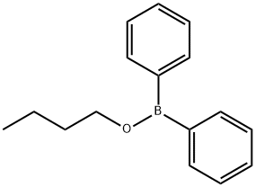 Borinic acid, B,B-diphenyl-, butyl ester Struktur