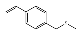 Benzene, 1-ethenyl-4-[(methylthio)methyl]- Struktur