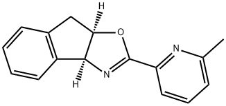 (3aS,8aR)-2-(6-Methylpyridin-2-yl)-8,8a-dihydro-3aH-indeno[1,2-d]oxazole Struktur