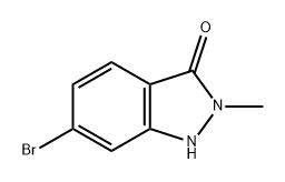 3H-Indazol-3-one, 6-bromo-1,2-dihydro-2-methyl- Struktur