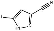 1H-Pyrazole-3-carbonitrile, 5-iodo- Struktur