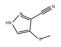 1H-Pyrazole-3-carbonitrile, 4-methoxy- Struktur