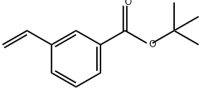 Benzoic acid, 3-ethenyl-, 1,1-dimethylethyl ester Struktur