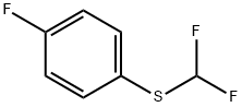 Difluoromethyl 4-fluorophenyl sulphide Struktur