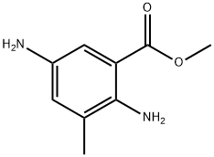 2,5-Diamino-3-methyl-benzoic acid methyl ester Struktur