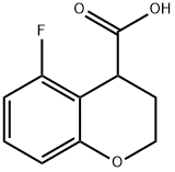 2H-1-Benzopyran-4-carboxylic acid, 5-fluoro-3,4-dihydro- Struktur