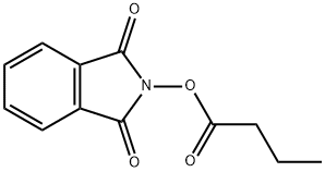 Butanoic acid, 1,3-dihydro-1,3-dioxo-2H-isoindol-2-yl ester Struktur